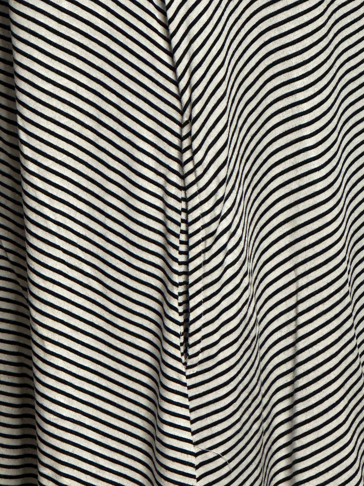 Roxy black white striped scoop neck short sleeve swing dress Size XS coastal