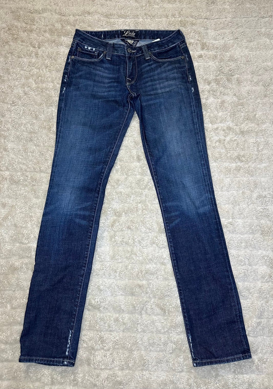 Vintage Lucky Brand Gene Montesano distressed low-rise denim jeans Size 2/26 Y2K