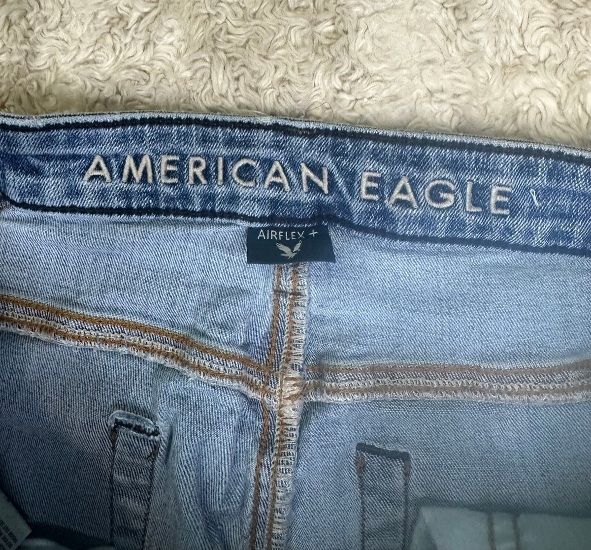 American Eagle Athletic Skinny light-medium wash stretch denim jeans 30x32