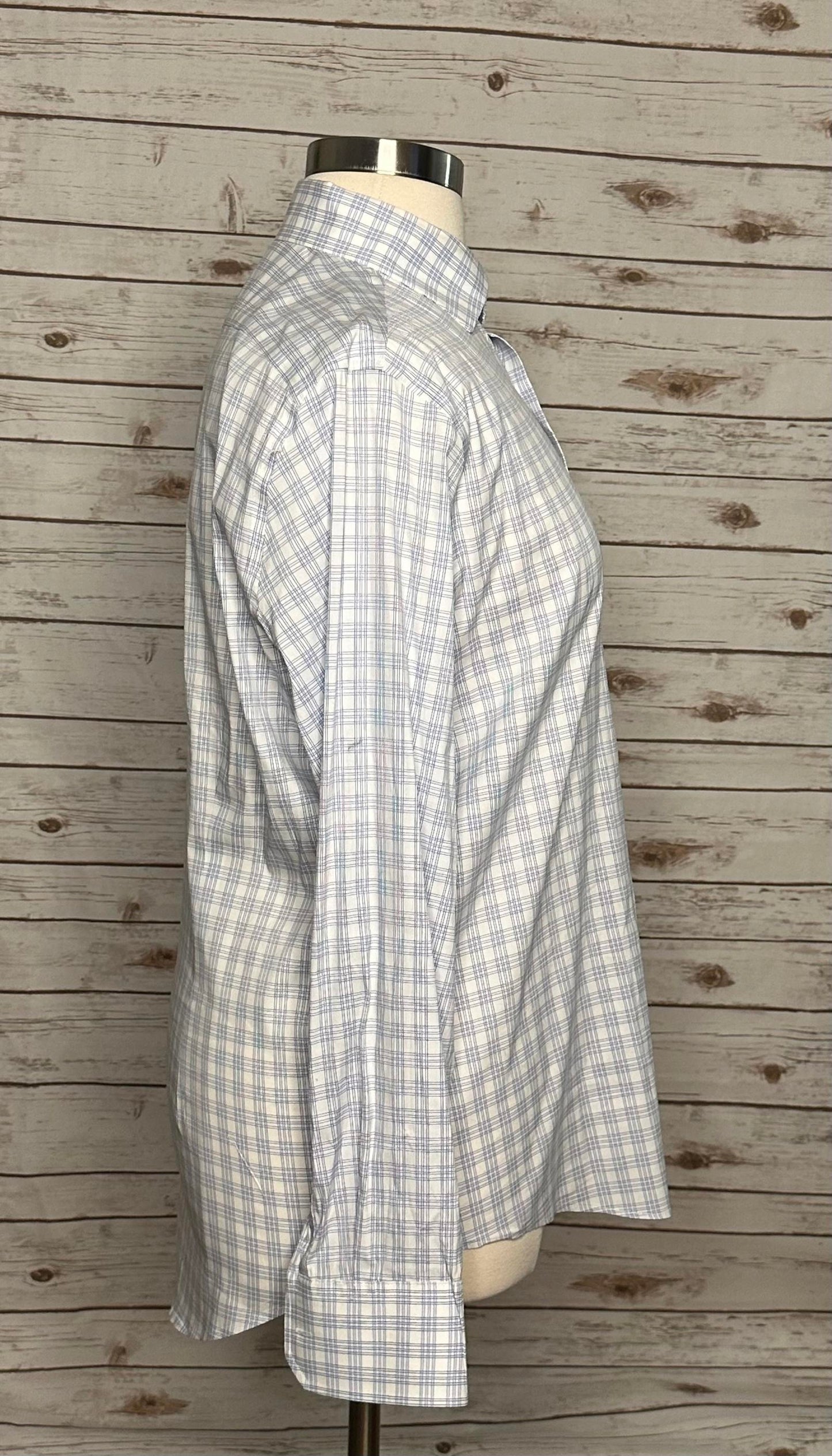 Bonobos plaid Athletic Fit button-down shirt Size 16.5/35