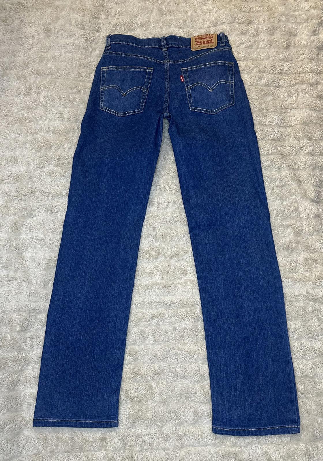 Levi's 514 Performance Straight medium wash denim jeans Size 16 Reg (28x30)