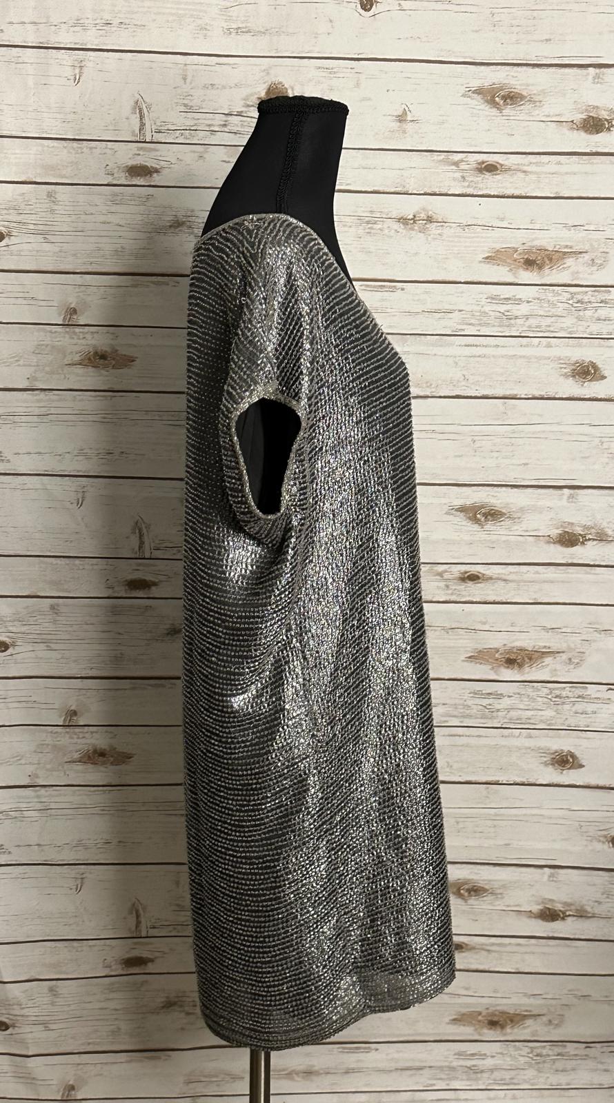 Diane von Furstenburg silk-blend New Sol Two Bugle Bead mini shift dress Size 4