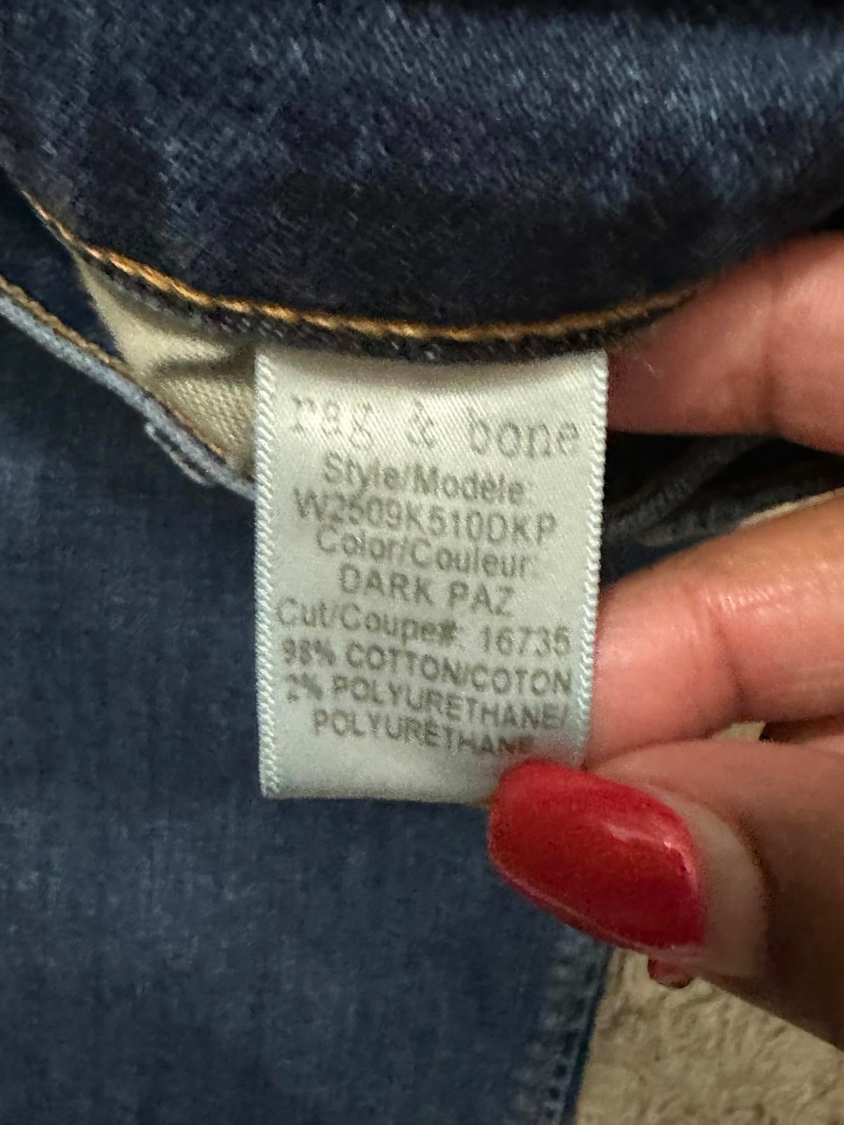 rag & bone medium wash high-rise cigarette jeans Size 25