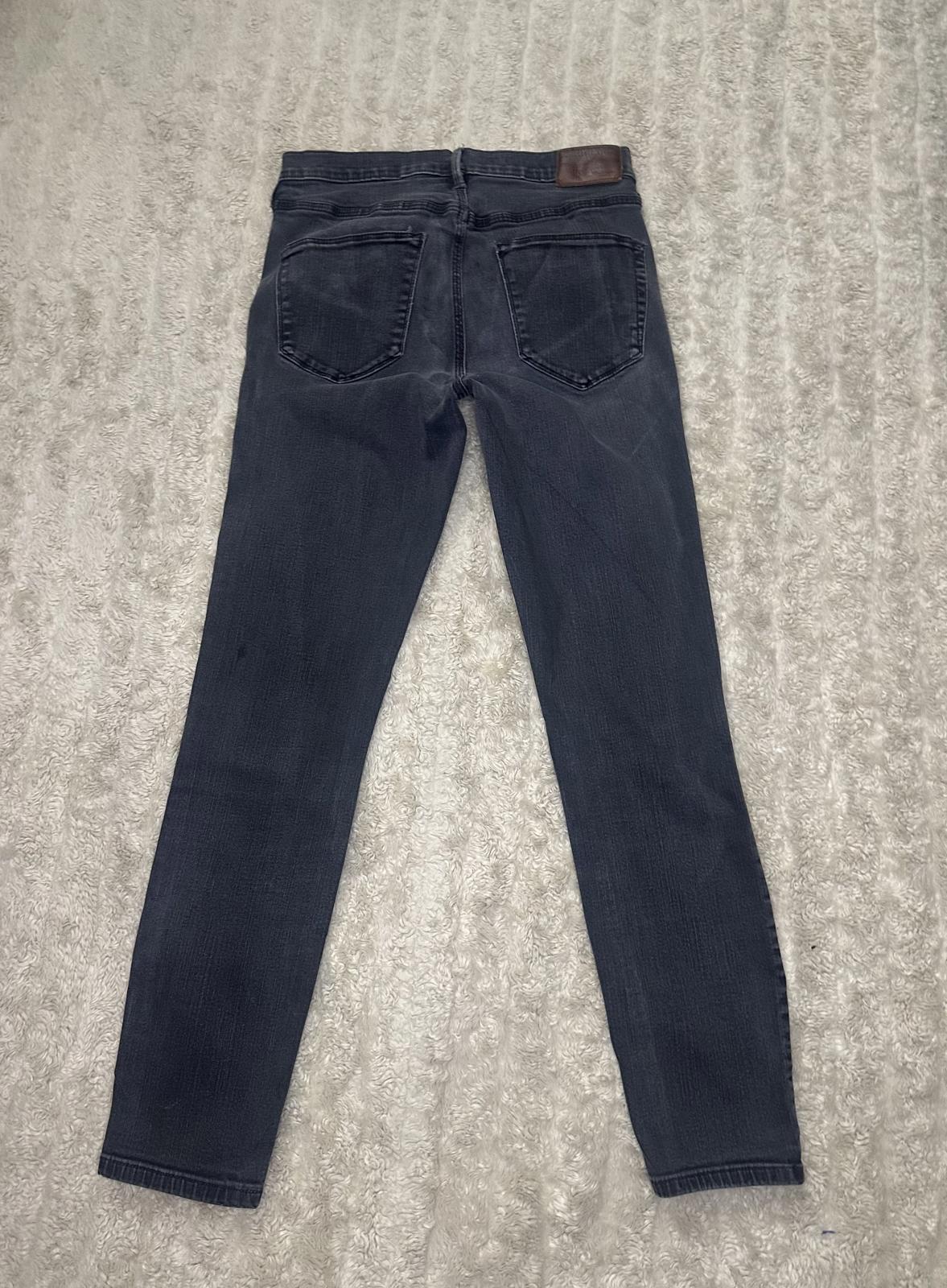 Madewell dark gray Skinny Skinny Ankle High Riser jeans Size 27