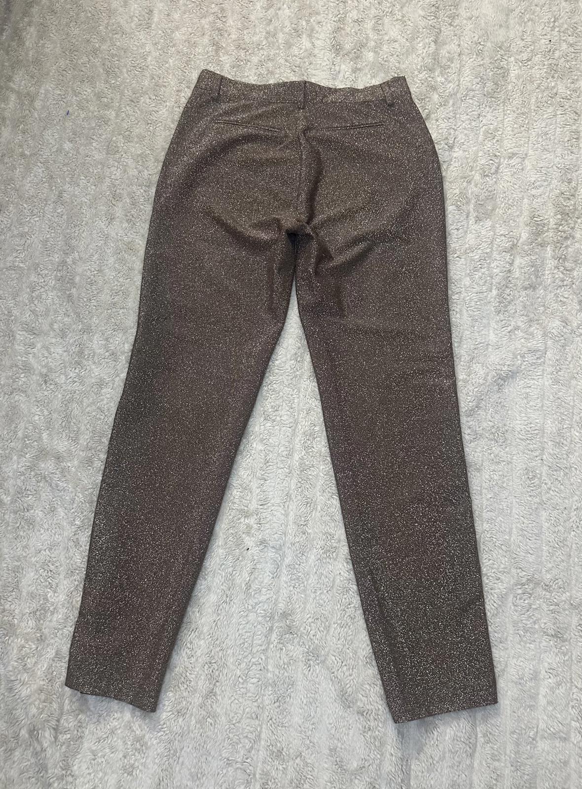 Scotch & Soda gold metallic Lurex tailored pants Size XS